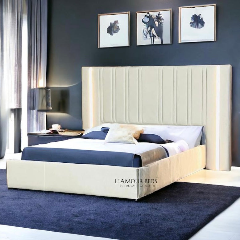 Double Bed With Led Lights