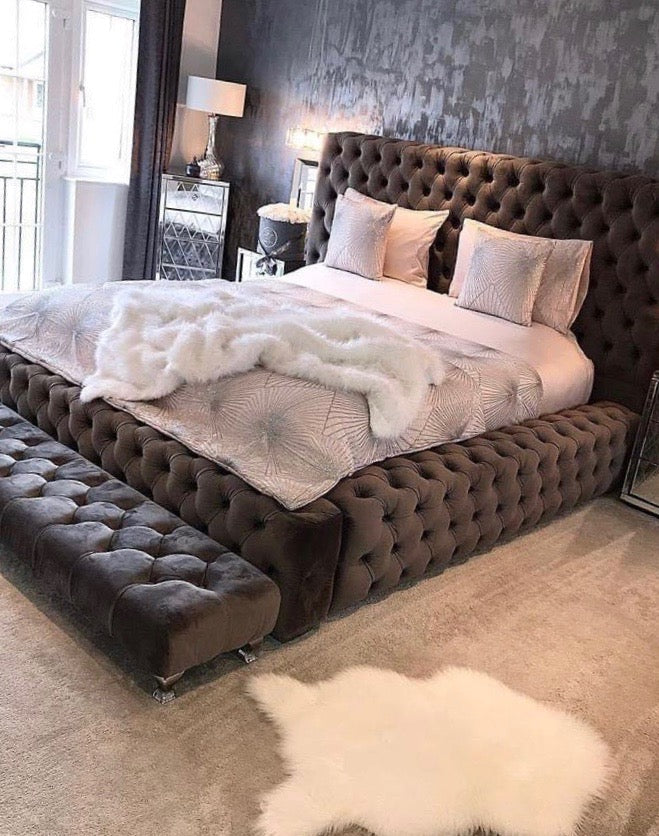 Ambassador Bed Frame Thick padded sides - L'amour Beds - L'amour Beds