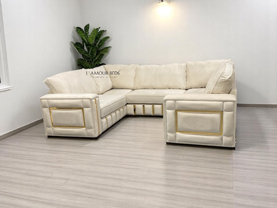Rebecca Sofa U Shape 8 seater - L'amour Beds