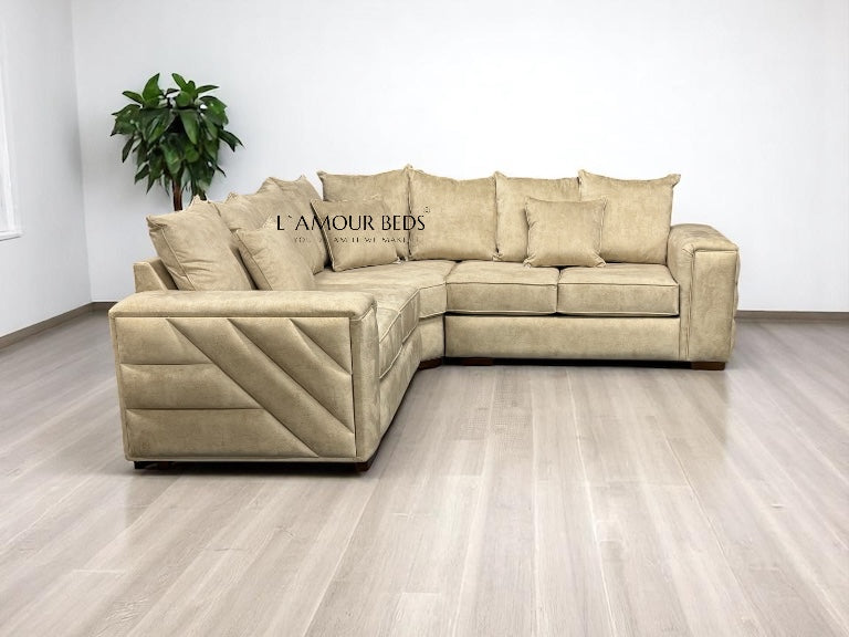 Phoenix Sofa L shape corner 5 seater - L'amour Beds