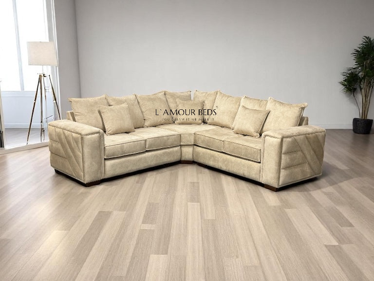 Phoenix Sofa L shape corner 5 seater - L'amour Beds