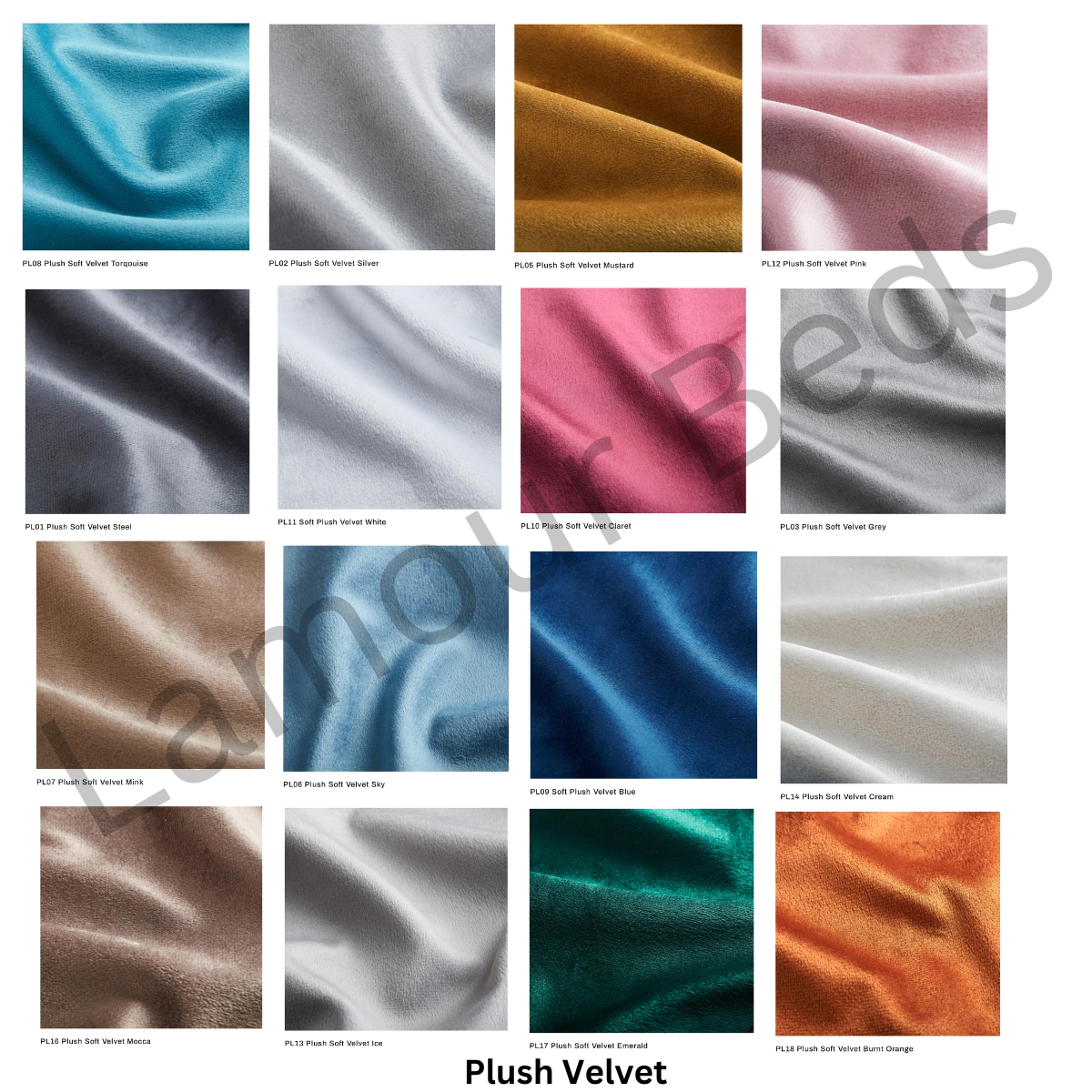 Swatches - L'amour Beds