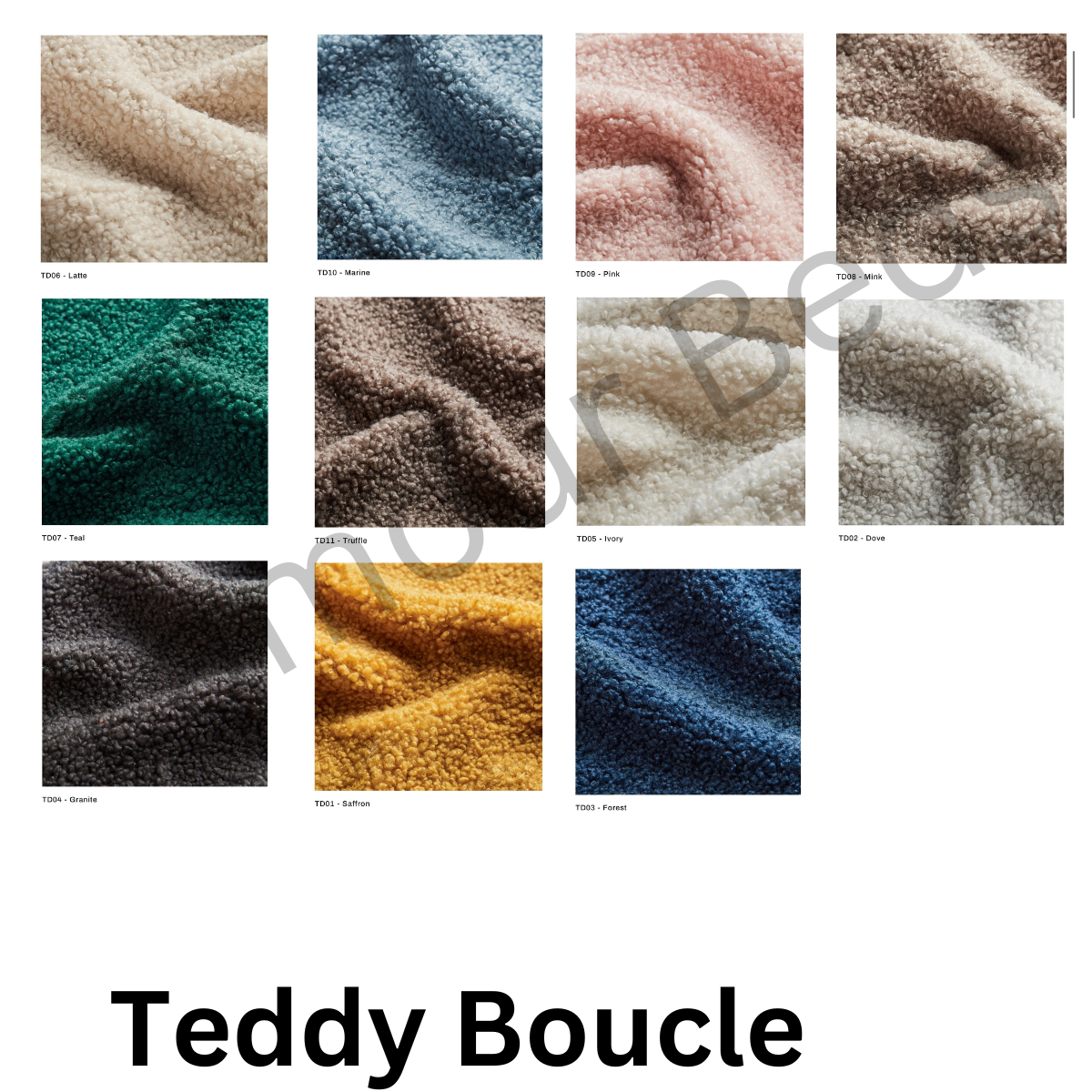 Swatches - L'amour Beds