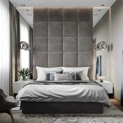 Modern high headboard beds deals