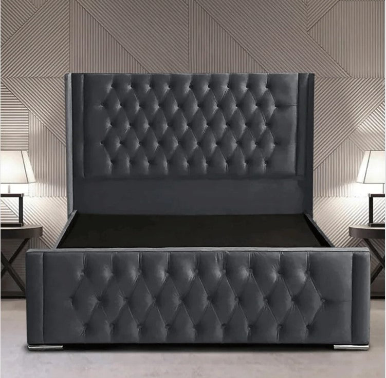 waxy wingback bed frame - L'amour Beds