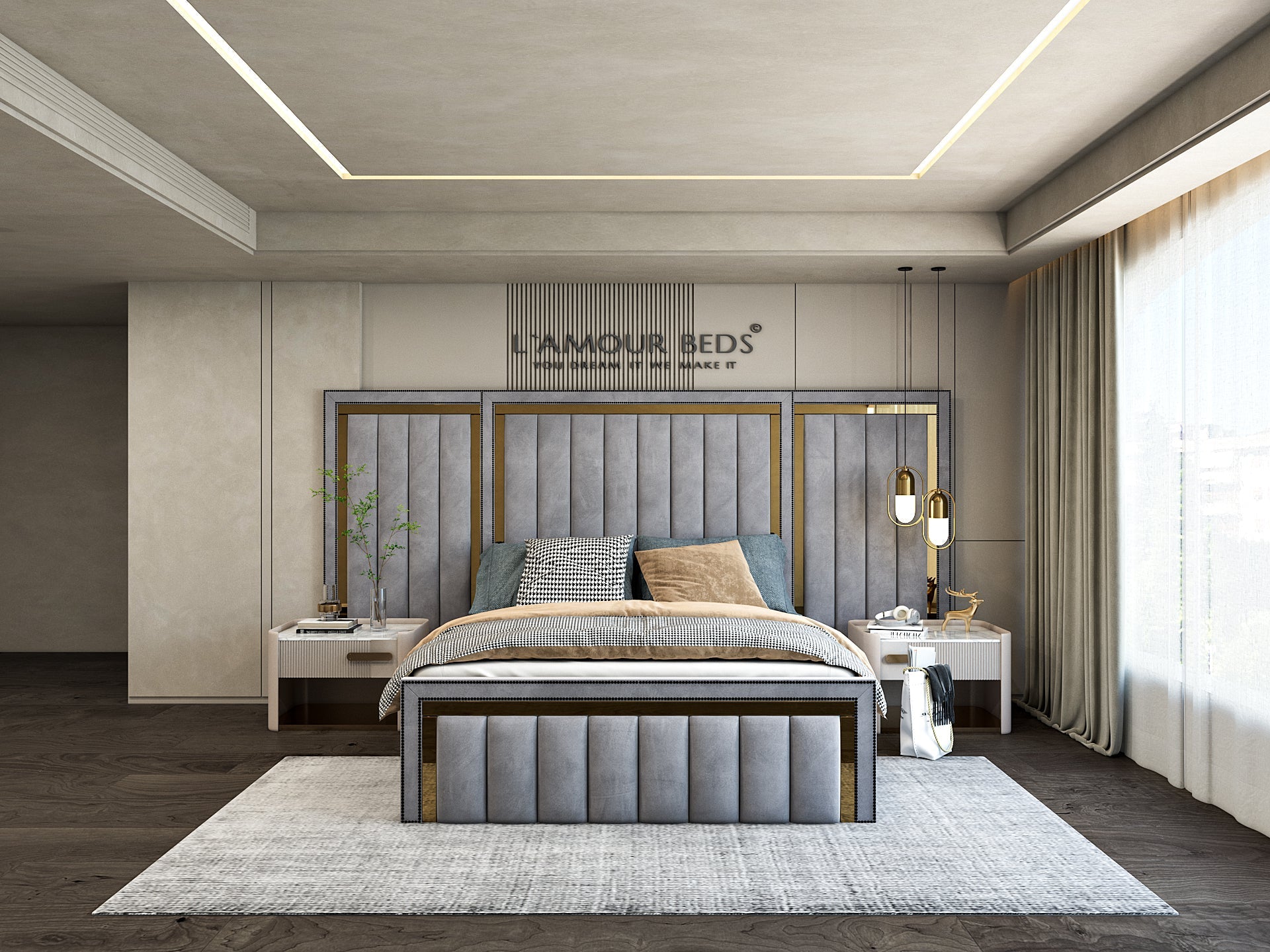 Oversized Headboard Beds