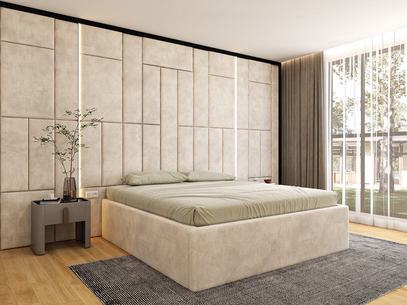 Manhattan Wall Panel Bed Frame
