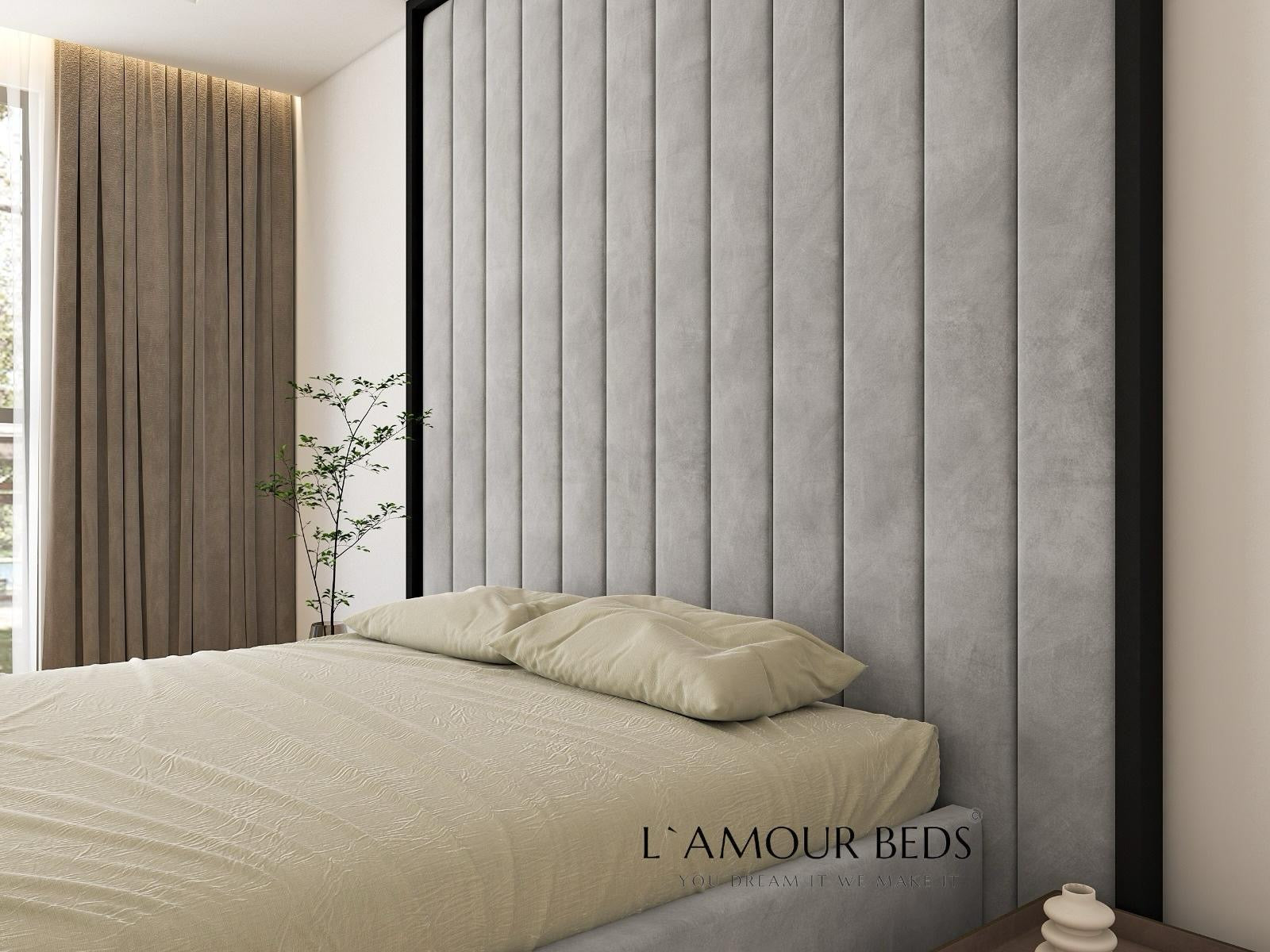 Wall Cruella High Headboard Options - L'amour Beds