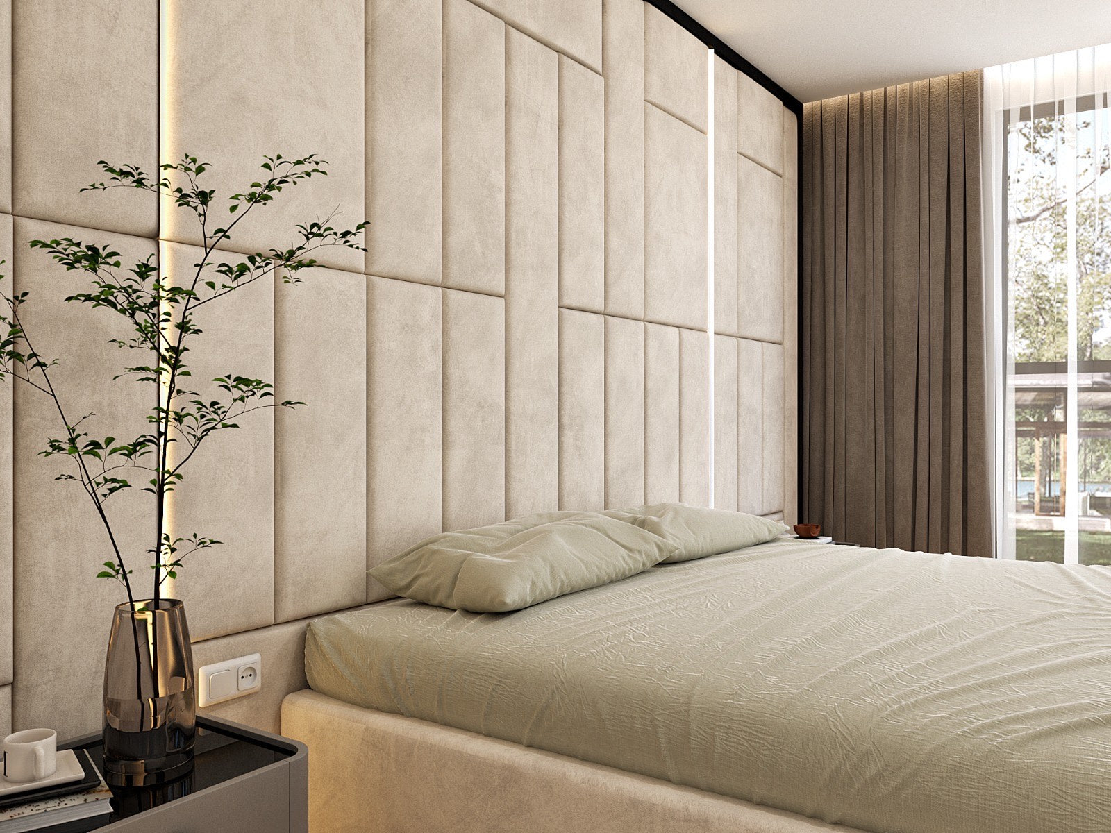 Manhattan Wall Panel Bed Frame