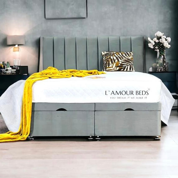Sigma Ottoman Storage Luxury Bed Frame - L'amour Beds