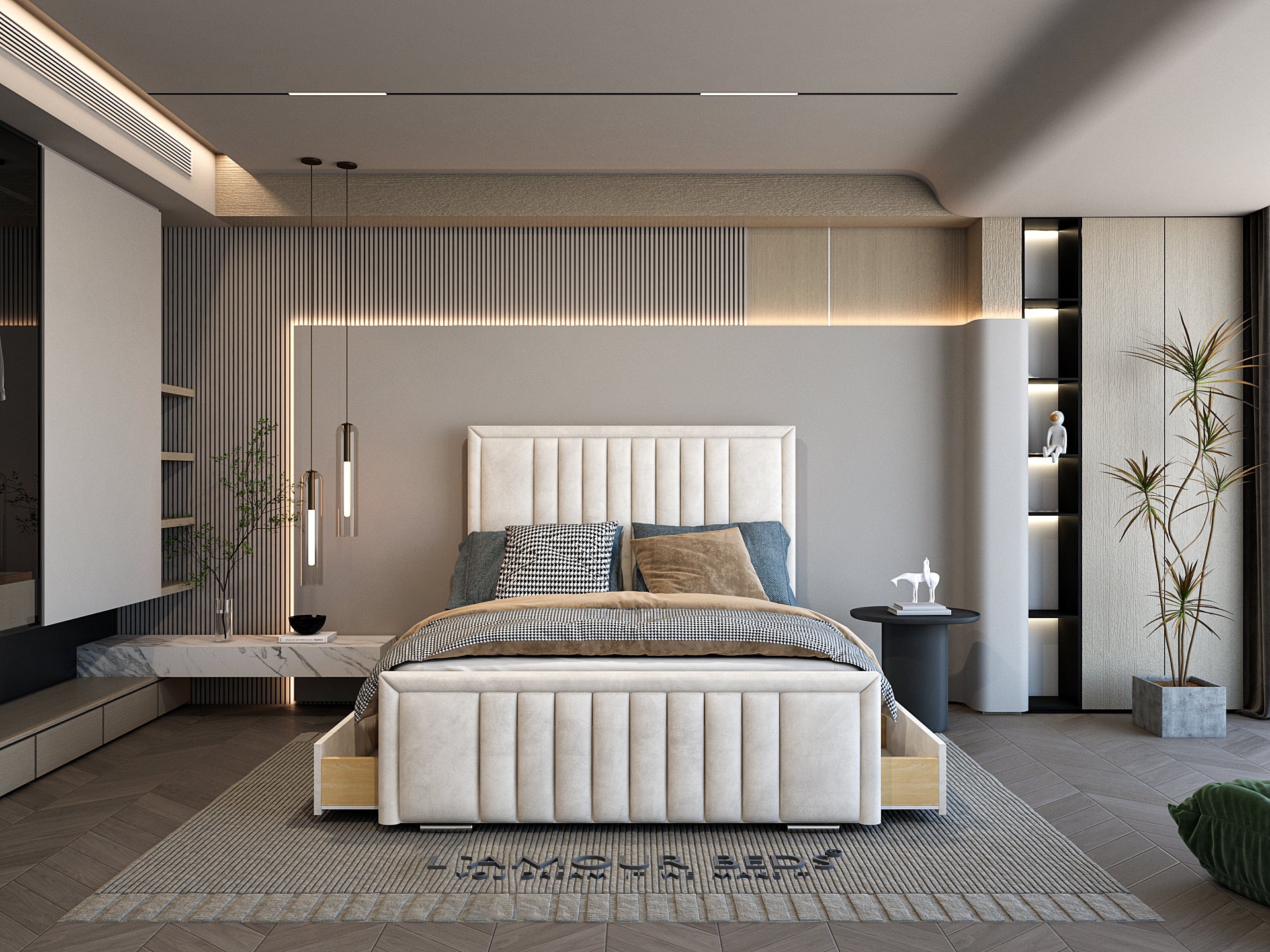 Gaillarde Bumper Multipanel Divan Bed Frame