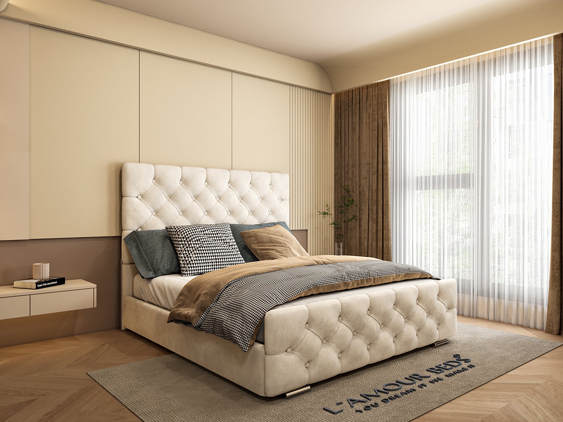 Megghan Upholstered Bed Frame