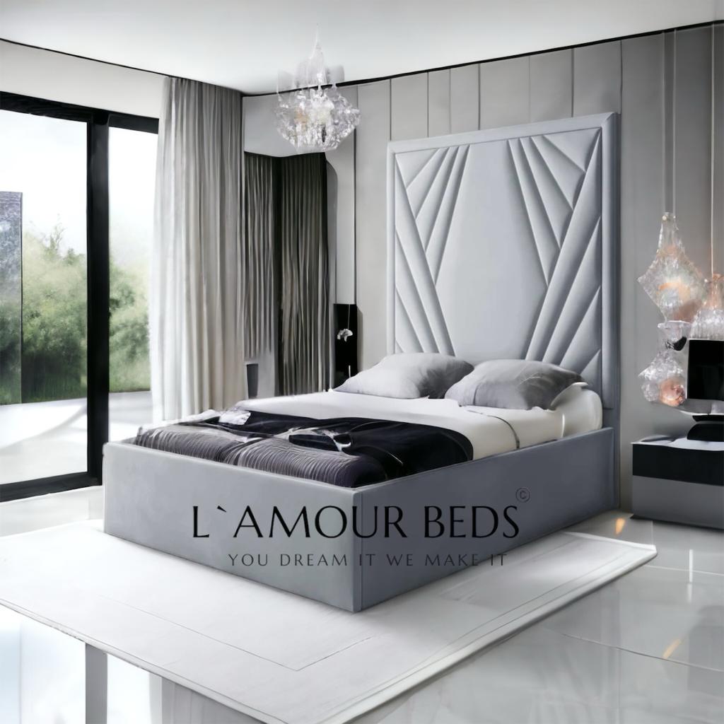 Paneled Upholstered Headboard