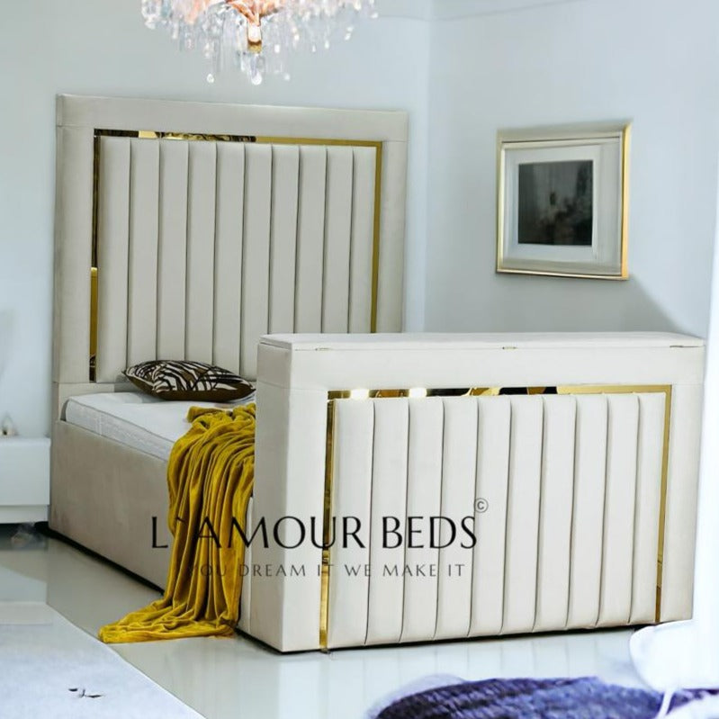 Titan electric wireless Dreams TV Bed - L'amour Beds