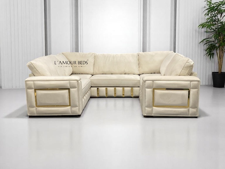 Rebecca Sofa U Shape 8 seater - L'amour Beds
