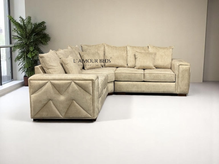 Maria Sofa L shape corner 5 seater - L'amour Beds