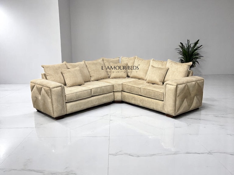 Maria Sofa L shape corner 5 seater - L'amour Beds
