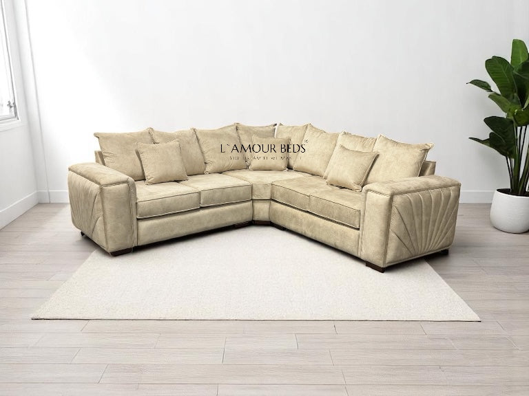 Sunrise Sofa L shape corner 5 seater - L'amour Beds