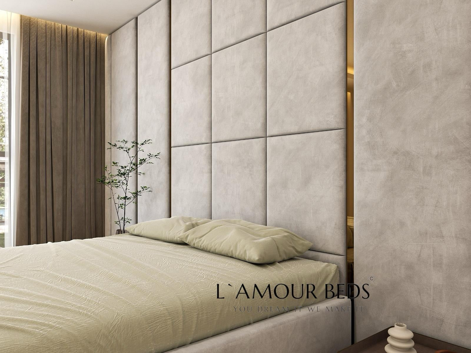 Lawi Wall Panel Bed Frame