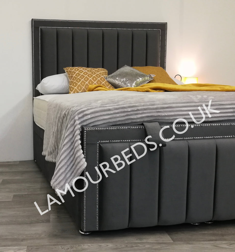 Small Double Bed With Storage  