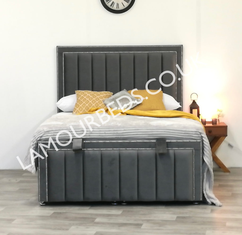 Small Double Bed With Storage  